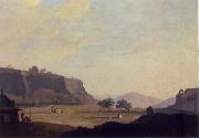 William Hodges A View of Part of the South Side of the Fort at Gwalior oil painting reproduction